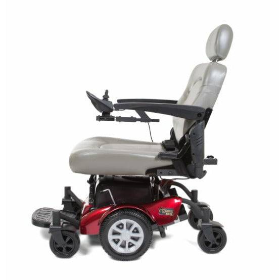 Golden Technologies Compass HD Power Wheelchair in Red Side View