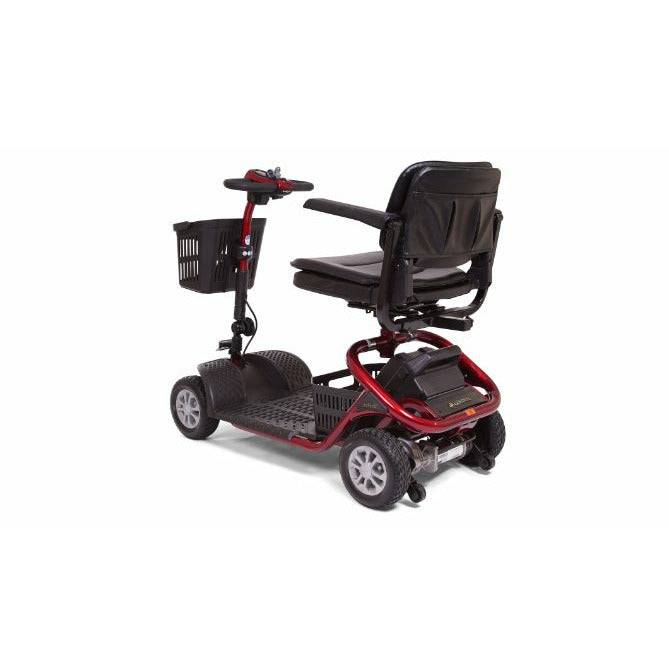 Golden Technologies LiteRider 4-Wheel in Red Alt Back View