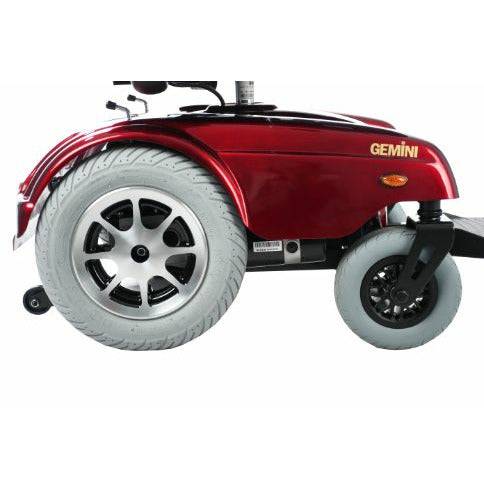 Merits Health Gemini Power Wheelchair in Red Bottom